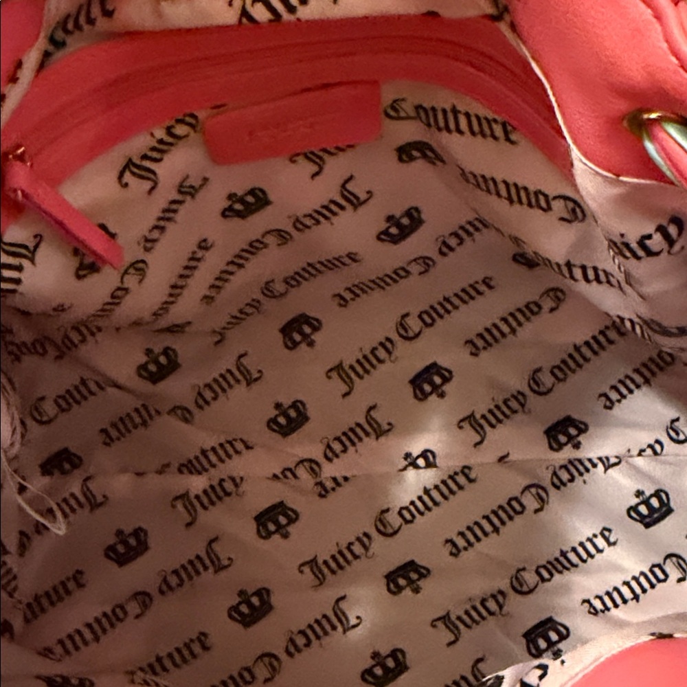 Juicy Couture Pink and Cream Daydreamer embellished with bows and bling🩷 - Picture 9 of 11